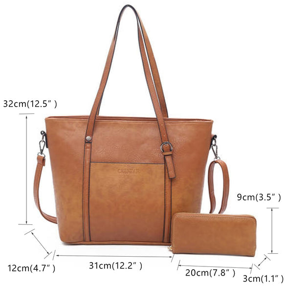 Ladies Shoulder Bag Two-piece Handbag