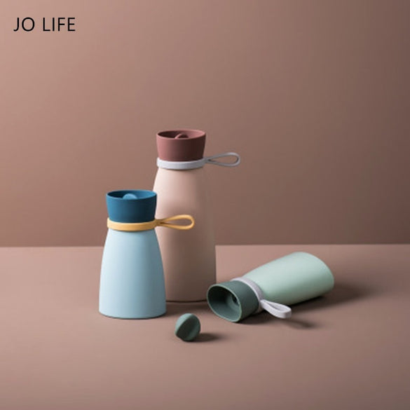 JO LIFE Silicone Hand Warm Hot Water Bottle Microwave Heating Macaron Portable Hand Feet Hot Water Bags
