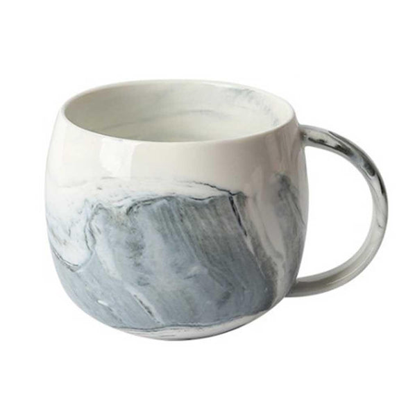 Marble Pattern Cup Creative Ceramic Coffee Cup Simple Couple Mug Water Cup Household Belly Milk Cup Friend Coffee Mug
