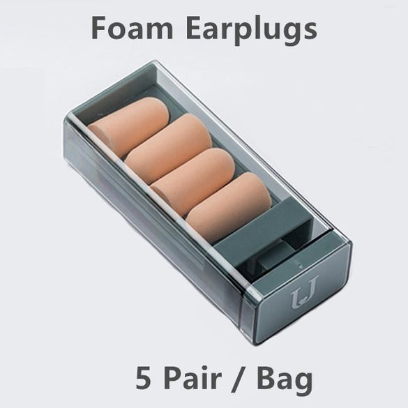 Youpin Jordan&Judy Soundproof Earplugs For Sleep Noise Reduction Light Soft Silicone Sleeping foam Travel Sleep Earplugs