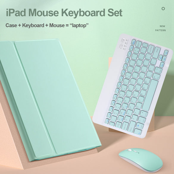 For iPad Pro 11 2020 2018 2th generation Bluetooth Keyboard Mouse Case For NEW iPad Pro 12.9 4th Candy Color Smart Leather Cover