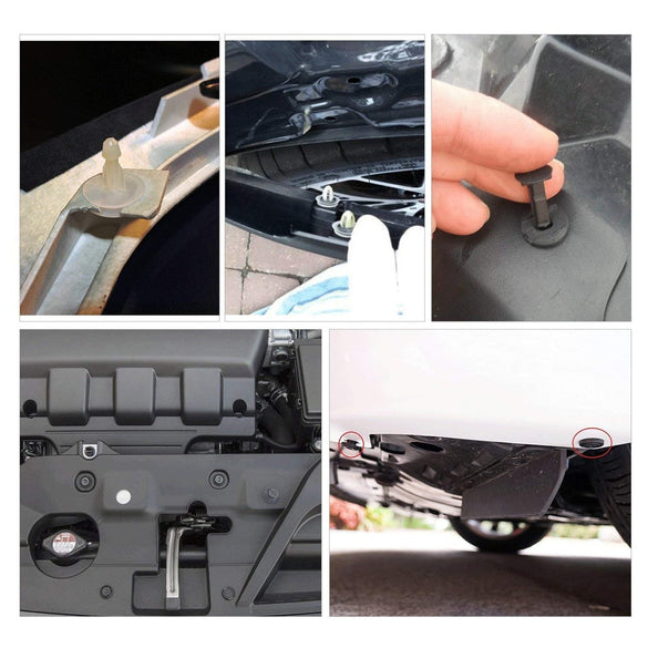 415pcs/Set Plastic Car Vehicle Body Push Pin Rivet Fasteners Trim Clips car Repair Assortment Kits For Auto Interior for Toyota