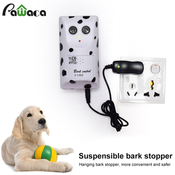 Ultrasonic Pet Repeller Wall Mounted Dog Repellent Waterproof Outdoor Hanger Training Device Anti Barking Silencer Tool