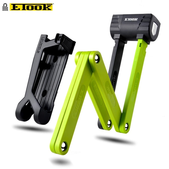 Etook 2020 Hot Sell Professinal Anti Theft Folding Foldable Steel Bicycle Lock for E Bike