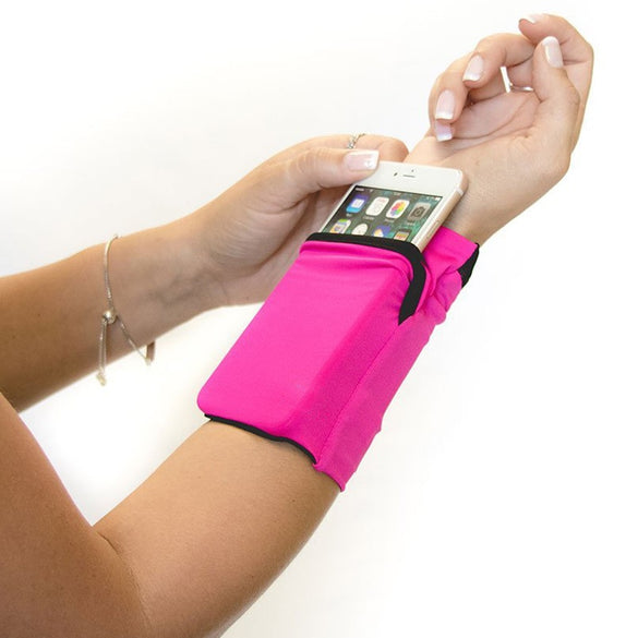Sport Armband Running Bag Gym Cycling Wristband Badminton Tennis Sweatband Wrist Support Pocket Wrist Wallet Pouch Arm Bag