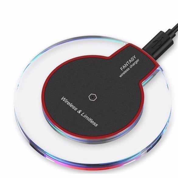 Wireless Charger Charging Pad For iPhone XS MAX XR X 8 Plus Case For Samsung S10 S9 S8 Plus Note 9 8 Chargeur Sans fil  Coque