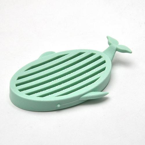 Simple Style Bathroom Accessories Whale Type Drain Soap Box Simple Soap Holder Whale Type Drain Soap Box Travel Camping