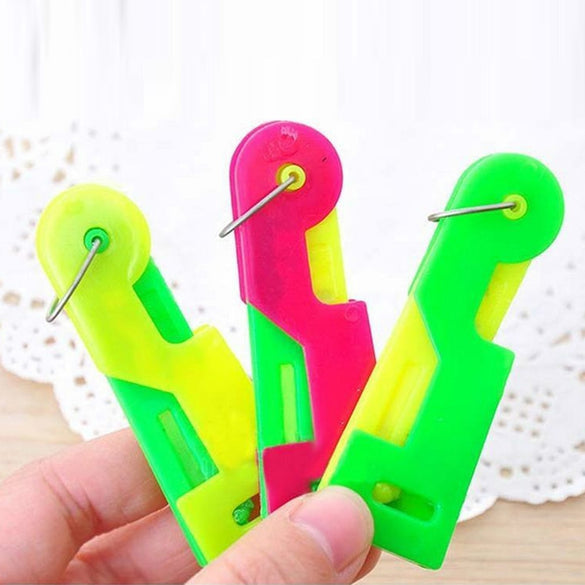 10pcs 5pcs 3pcs Elderly Use Automatic Skillful Sewing Needle Device Threader Thread Guide Tool