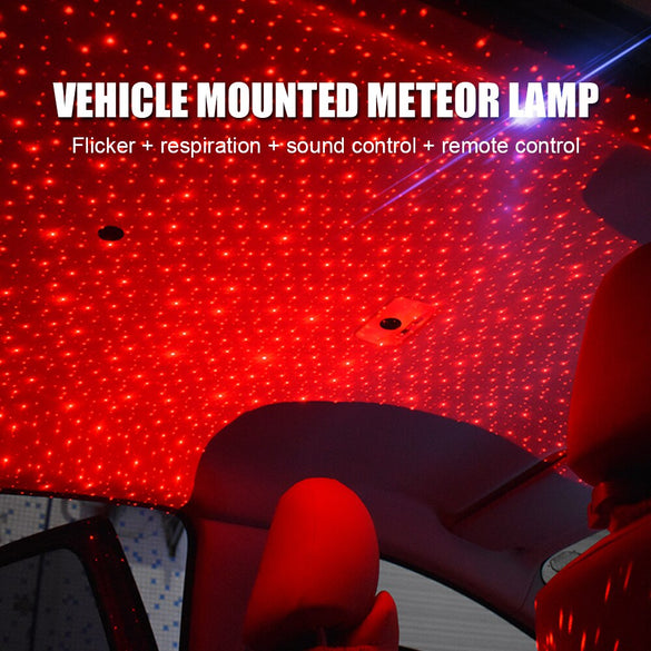 CNSUNNYLIGHT Mini USB LED Car Roof Atmosphere Star Night Lights Decoration Galaxy Lamp Projector Light Interior Ambient Lamps