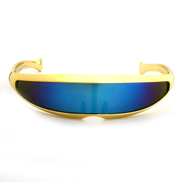 2020 Vintage Narrow Cyclops Sunglasses Women luxurious Personality New Fashion Glasses Funny Mask Decoration Men Sunglasses