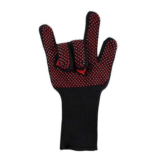 1PCS BBQ Glove 300-500 Centigrade Extreme Heat Resistant Silicone microwave kitchen Gloves Cooking Grill Oven Mitts Gloves