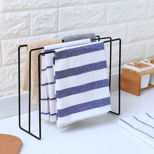 Kitchen Towel Racks Sink Folding Washing Towel Rag Drainer Holder Black White Drain Holder Kitchen Organizer Racks Porta Esponja