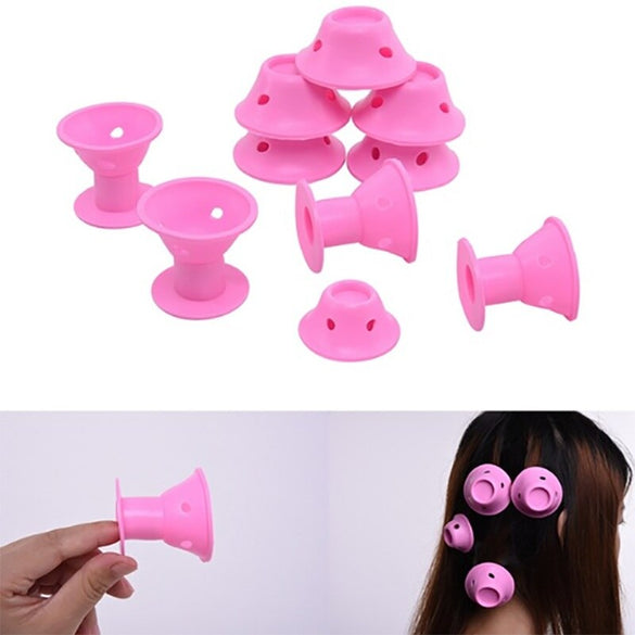 10/20/30pcs/set Soft Rubber Magic Hair Care Rollers Hair Curler No Heat No Clip Curling Styling DIY Women Silicone Fashion Tool