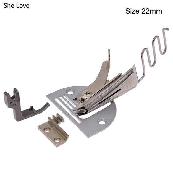 Chzimade Overlock Folder A10 Hemmer Right Angle Bias Binder for Lockstitch Sewing Machine Parts Accessories Tools