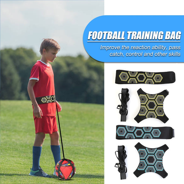 Kids Soccer Trainer Sports Football Kick Throw Solo Practice Aid Assistance Waist Belt Control Skills Training Band Adjustable
