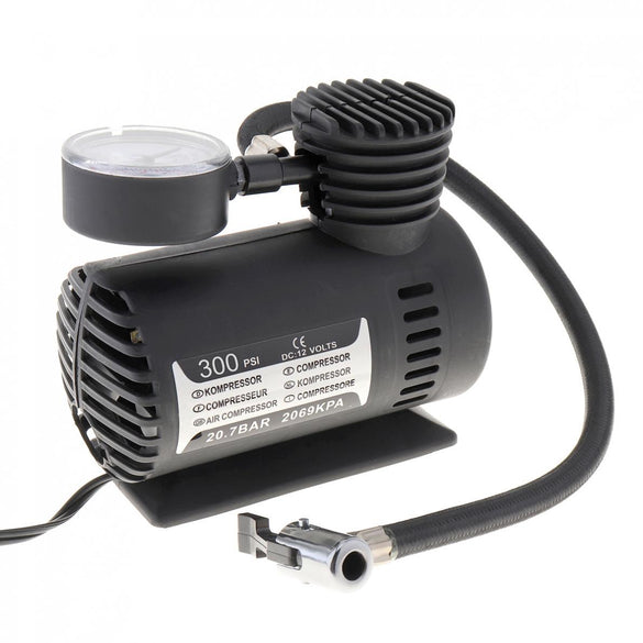 Mini Portable 12V 250PSI Electric Pump Air Compressor Tire Inflator for Motorcycles / Electromobile / Canoeing / Bike Tyre