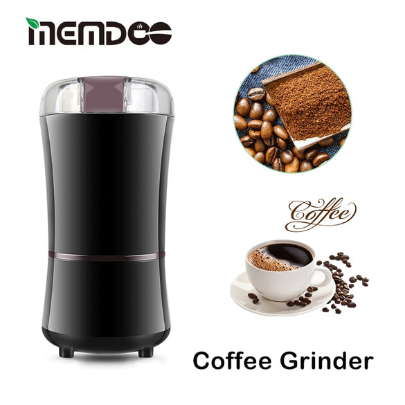 MEMDOO Coffee Bean Grinder Coffee Mill 400W Electric Coffee Grinder Machine Bean Nut Spice Grinder with Stainless Steel Blade (-1)