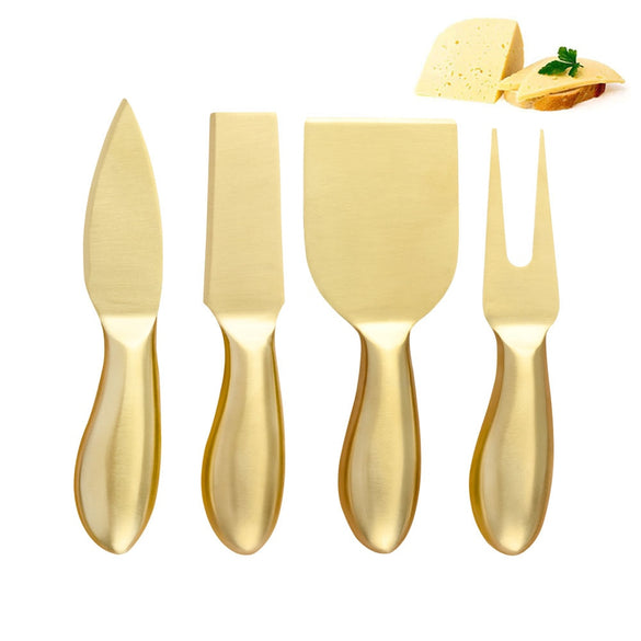 Damask Top Design 4pcs/set Cheese Cutter Knife Slicer Kit Kitchen Cheese Cutter Creative Kitchen Tools Chef Spatula Pan Cake